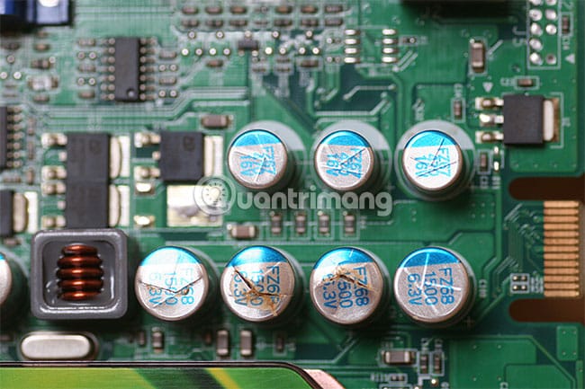 Tụ điện gặp vấn đề