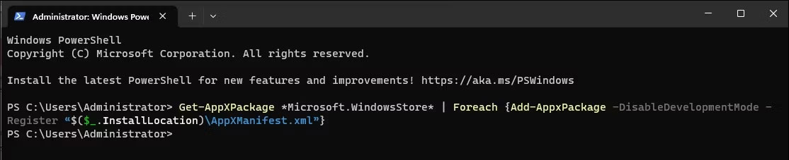 edge-chrome-an-taskbar-khi-duoc-phong-to-6 Đăng ký lại ứng dụng Windows Microsoft Store cho người dùng hiện tại
