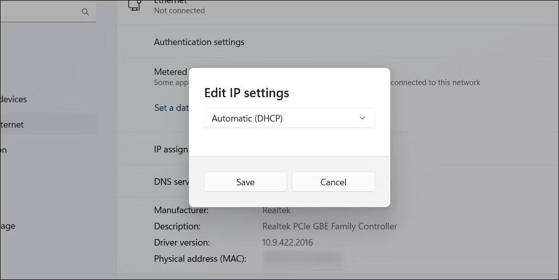 ethernet-lien-tuc-ngat-ket-noi-3 Chỉnh sửa địa chỉ IP Ethernet trên Windows 11