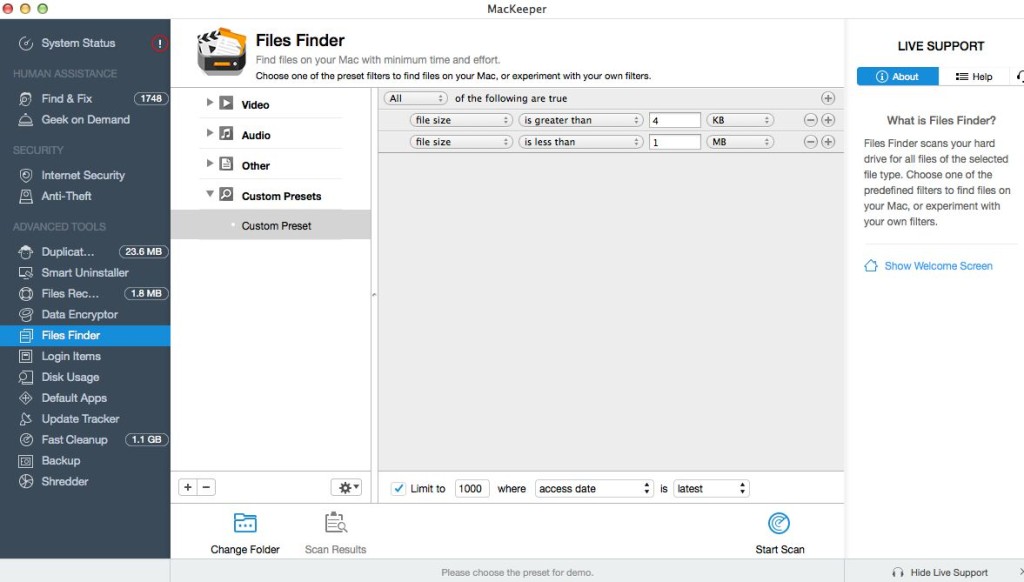 Files Finder