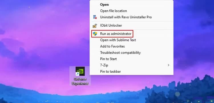 geforce-experience-co-van-de-khi-tim-game-windows-5 Shortcut GeForce Experience trên màn hình