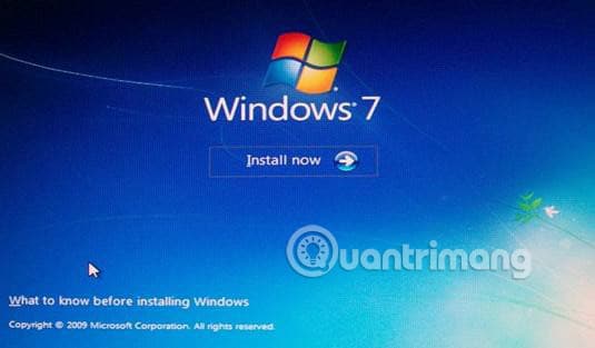 Giao diện cài đặt Windows