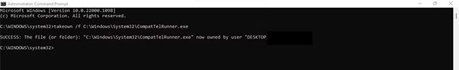 giam-muc-su-dung-cpu-cua-microsoft-compatibility-telemetry-9 Thay thế file CompatTelRunner.exe theo cách thủ công