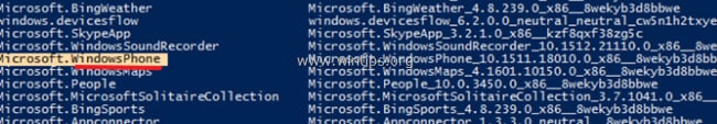 Tên ứng dụng WindowsPhone