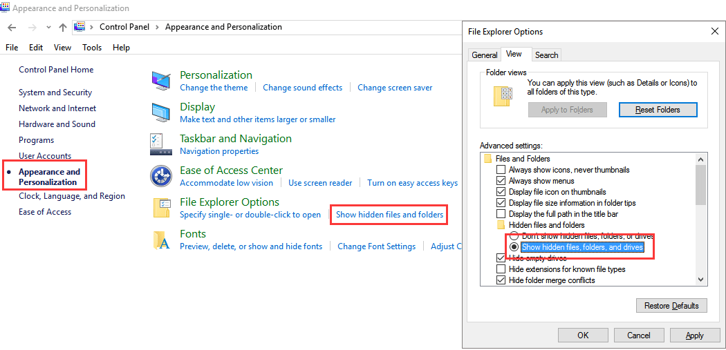 hien-file-an-tren-usb-1 Hiện các file ẩn trên USB bằng File Explorer Options