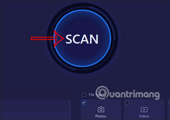 Quét dữ liệu trên iTop Data Recovery