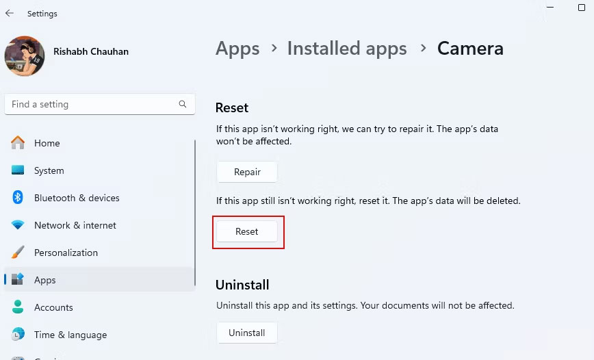 khac-phuc-su-co-ung-dung-windows-camera-12 Tùy chọn Reset