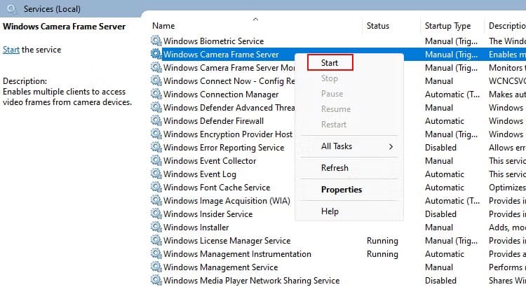 khac-phuc-su-co-ung-dung-windows-camera-3 Service Windows Camera Frame Server