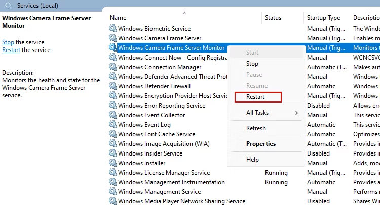 khac-phuc-su-co-ung-dung-windows-camera-4 Service Windows Camera Frame Server Monitor