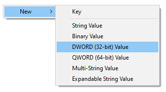 khoa-touchpad-3 New > DWORD (32-bit Value)