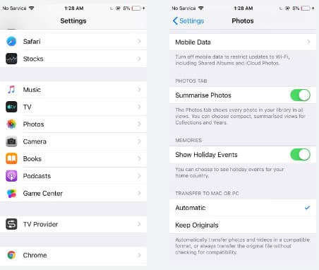 khong-the-mo-file-heic-8 Thay đổi cài đặt file HEIC trên iPhone