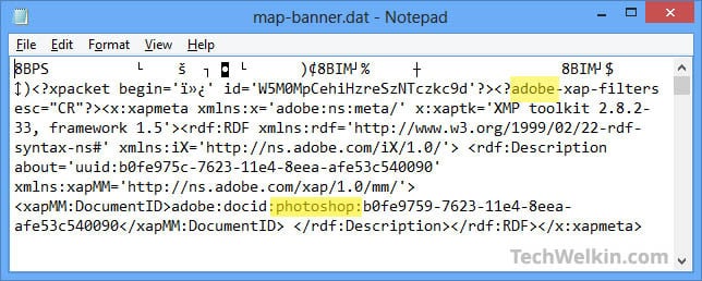Mở file .DAT trên Notepad