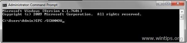 Nhập lệnh vào cửa sổ command prompt