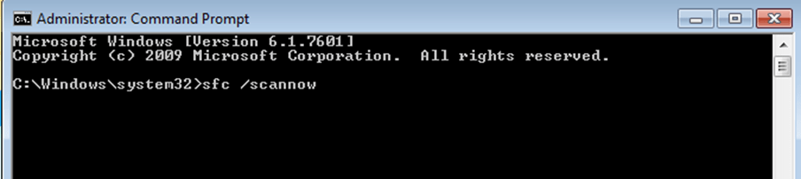 nhập câu lệnh vào cửa sổ Command prompt