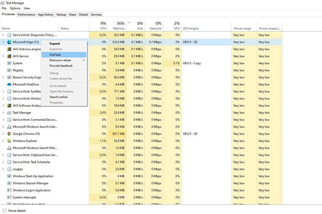 loi-bluestacks-khong-hoat-dong-tren-windows-10-2 Đóng các tiến trình tiêu thụ nhiều tài nguyên trong Windows Task Manager