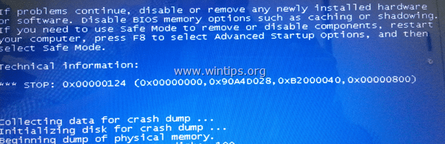 Lỗi màn hình xanh Blue Screen