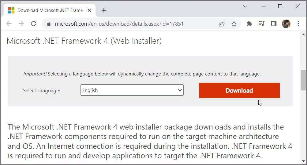 loi-cai-dat-microsoft-net-framework-4-0x800c0006-2 Tải xuống .NET Framework 4 bằng Web Installer