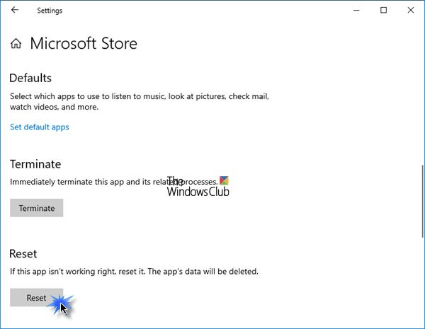 loi-cap-nhat-microsoft-store-0x80070141-2 Reset lại Microsoft Store qua Settings