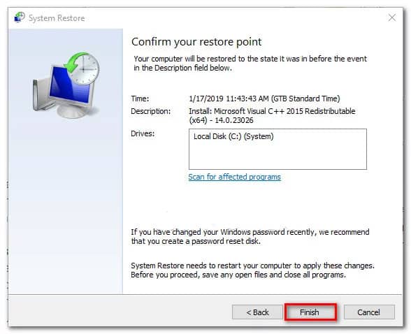 loi-diagnosing-your-pc-3 Chạy tiện ích System Restore