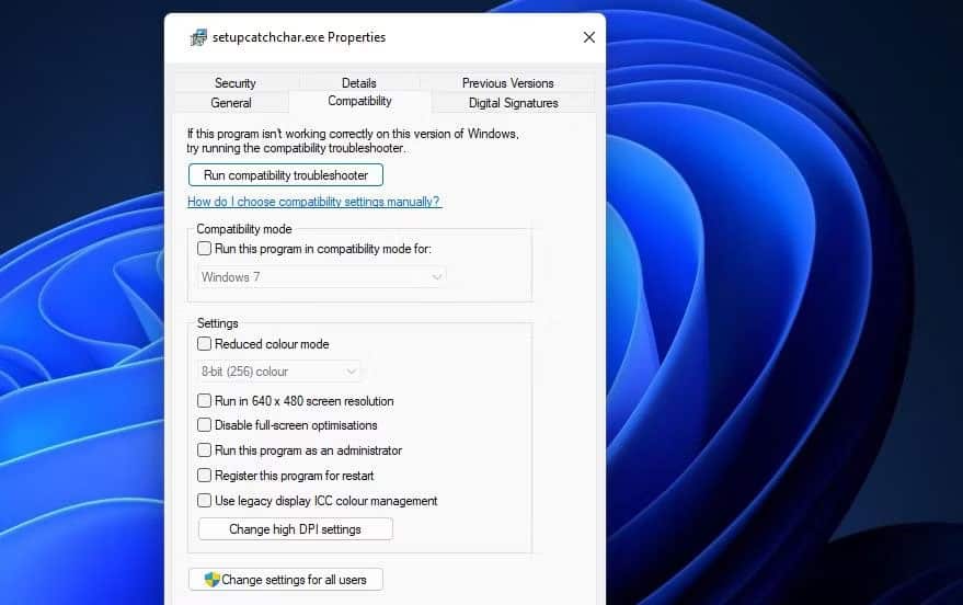 loi-error-opening-file-for-writing-5 Nút Run compatibility troubleshooter