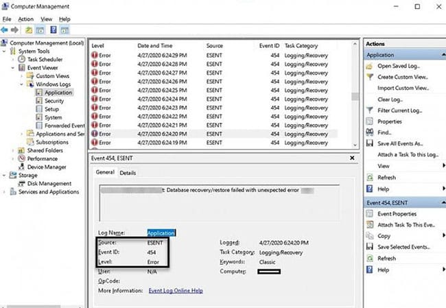 loi-event-id-454-1 Lỗi Event ID 454 trong Windows 10