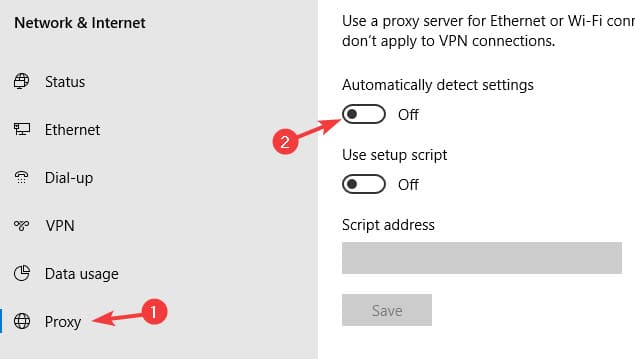 loi-ket-noi-voi-may-chu-apple-id-2 Tắt Automatically detect settings