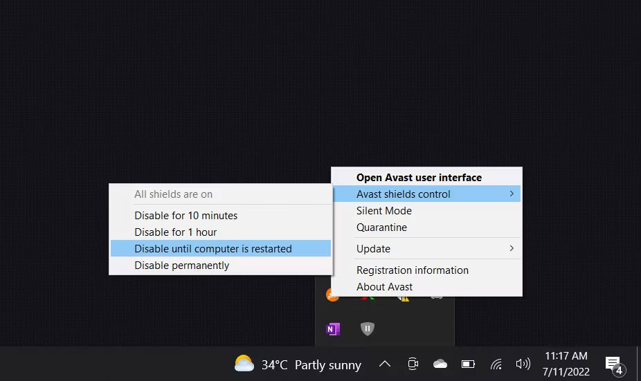 loi-kich-hoat-windows-0x803f700f-1 Tắt tạm thời phần mềm diệt virus Avast