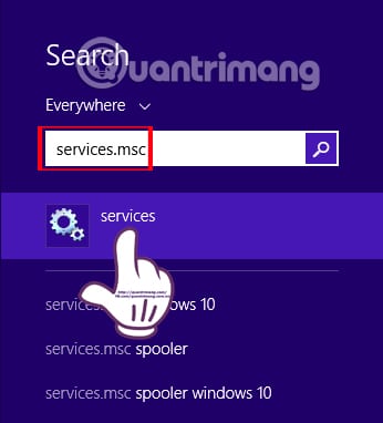 The print spooler service is not running