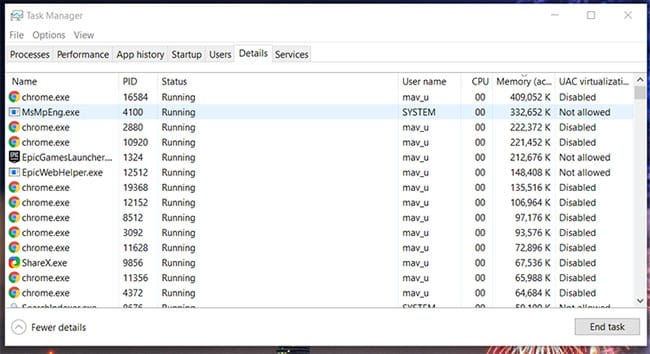 loi-metro-exodus-bi-crash-4 Tab Details trong Task Manager