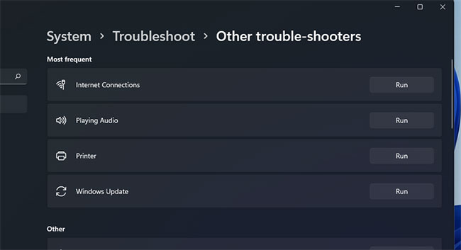 loi-microsoft-store-0x80004003-1-1 Nhấp vào Other trouble-shooters