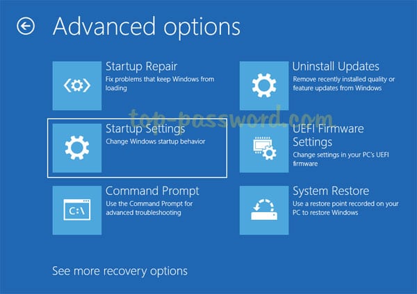 loi-nut-yes-trong-uac-bien-mat-3 Nhấp vào Startup Settings