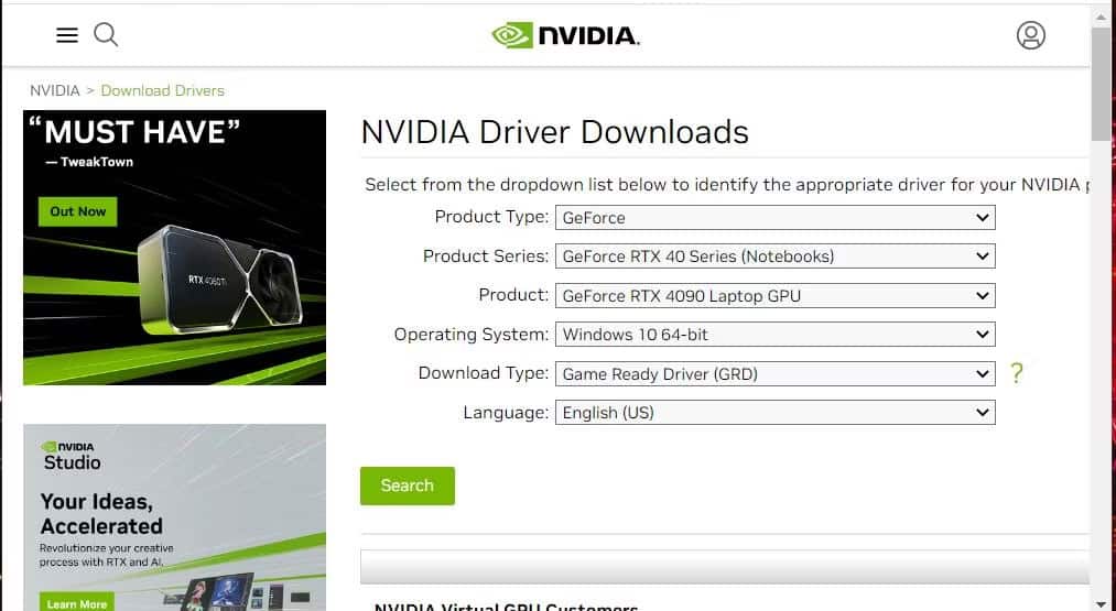 loi-pc-doesn-t-meet-hardware-requirements-for-captures-4 Trang tải xuống driver đồ họa NVIDIA