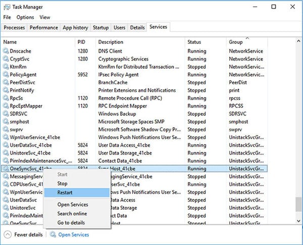 loi-svchost-exe-su-dung-nhieu-cpu-3 Vô hiệu hóa service gây ra việc sử dụng CPU cao