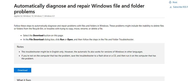 loi-this-file-does-not-have-a-program-associated-with-it-2 Sử dụng Microsoft Hotfix