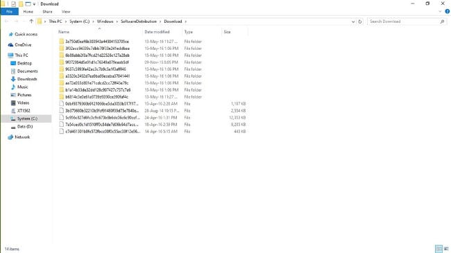 Không thể cài đặt Windows Update
