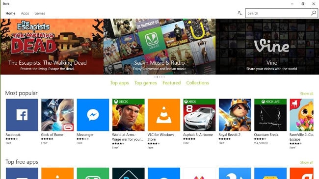 Windows Store không thể cài đặt hoặc update ứng dụng