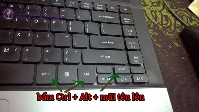 Sửa lỗi màn hình bị đảo ngược 180 độ