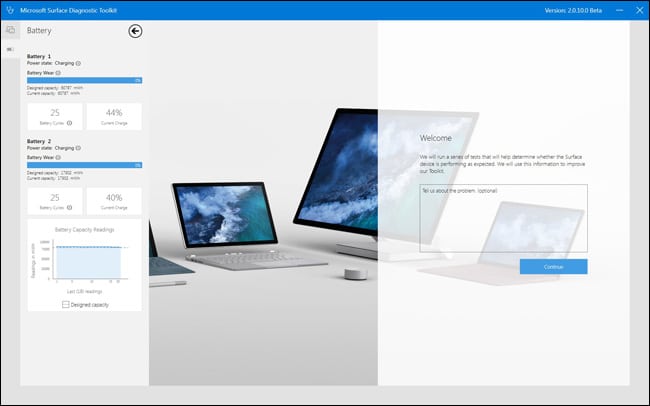 Surface Diagnostic Toolkit trên Surface