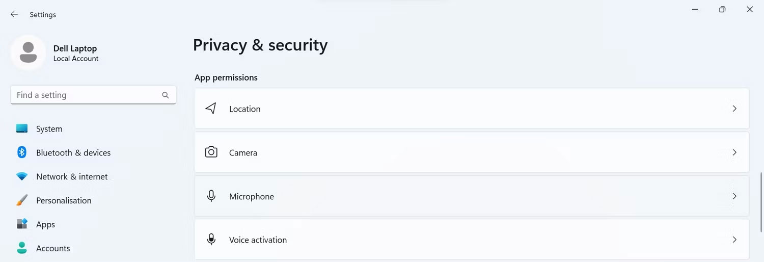 mic-headset-khong-hoat-dong-8 Chuyển đến tùy chọn Microphone trong App permissions