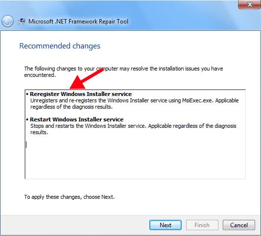 Microsoft .NET Framework Repair Tool
