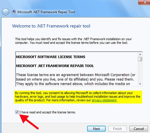 Microsoft .NET Framework Repair Tool