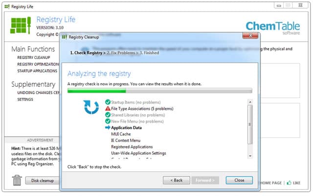 Phần mềm Registry Life