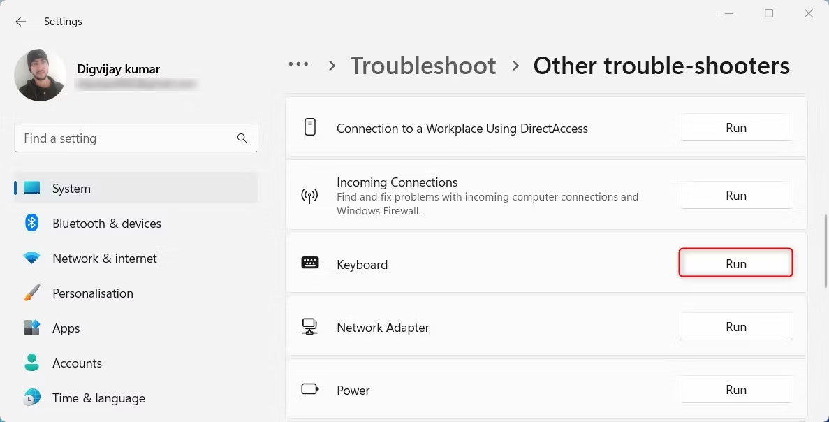phim-tab-khong-hoat-dong-tren-windows-2 Chạy trình khắc phục sự cố bàn phím
