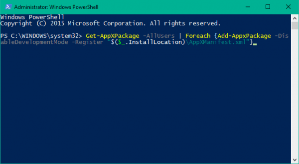 cửa sổ PowerShell