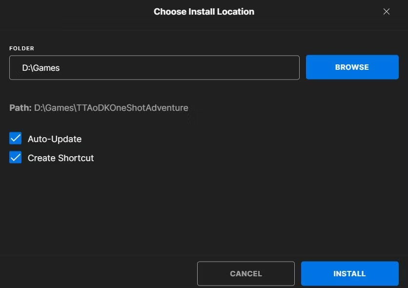 pubg-battlegrounds-khong-luu-cai-dat-7 Tùy chọn Install trong Epic Games