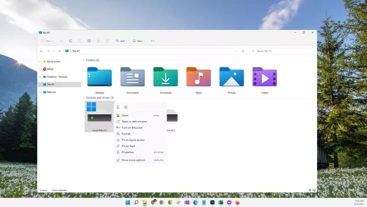 quet-o-cung-bang-error-checking-2 Tùy chọn menu ổ cứng Windows 11