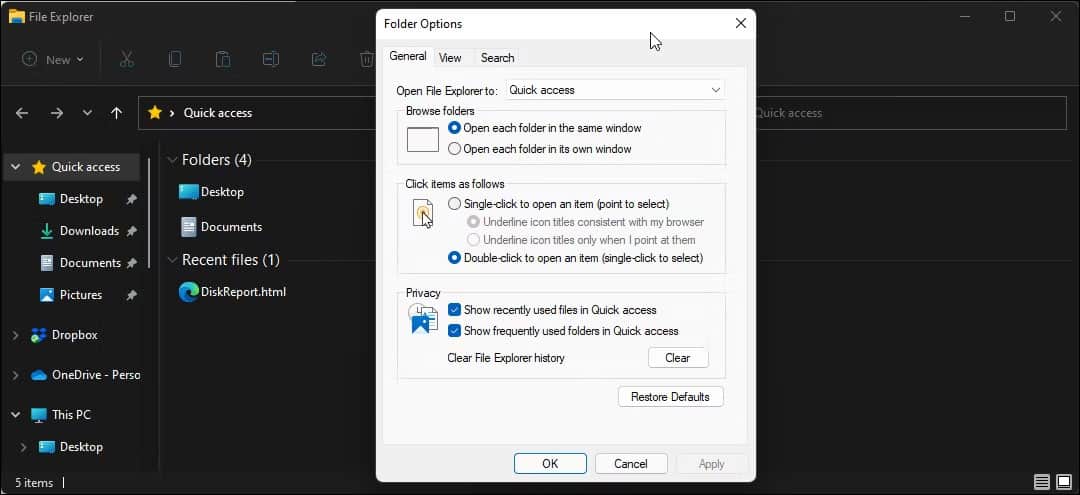 quick-access-khong-hien-thi-file-gan-day-3 Xóa lịch sử Quick Access