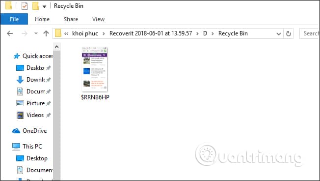 Thư mục lưu trữ file