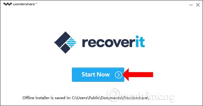 Nhấn chọn Start now
