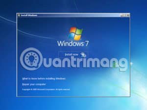 Nhấp vào liên kết có tiêu đề “Repair your computer”